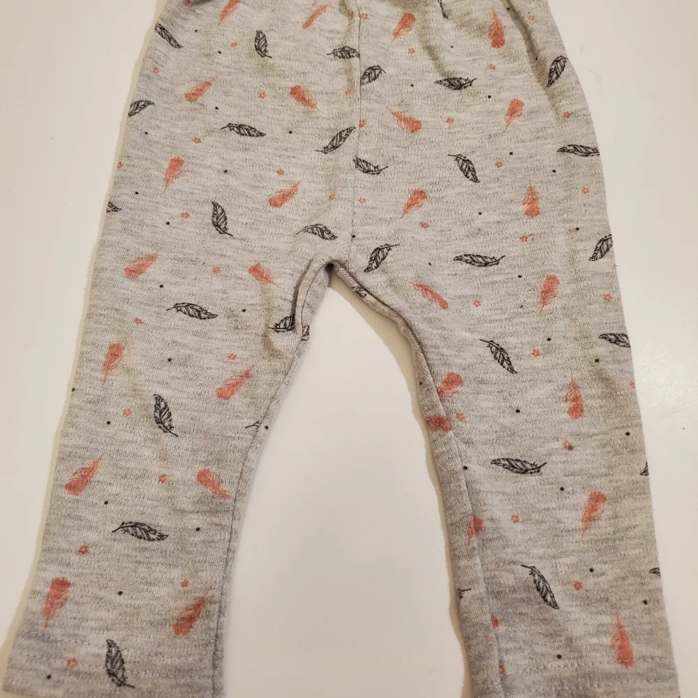 Bon bebe Grey Feather Pants